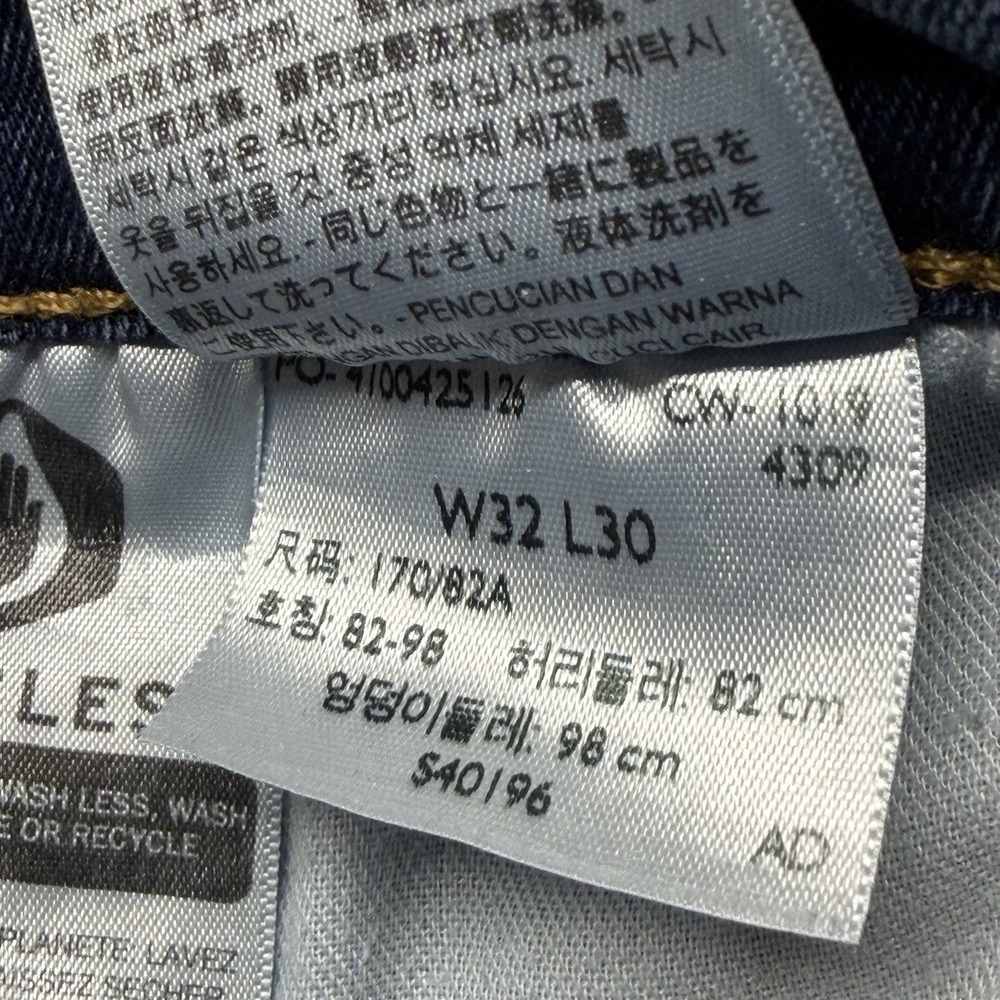 Levi's 511 Slim Fit Jeans Men's 32x30 Blue Stretch Denim Medium Wash - Picture 6 of 11